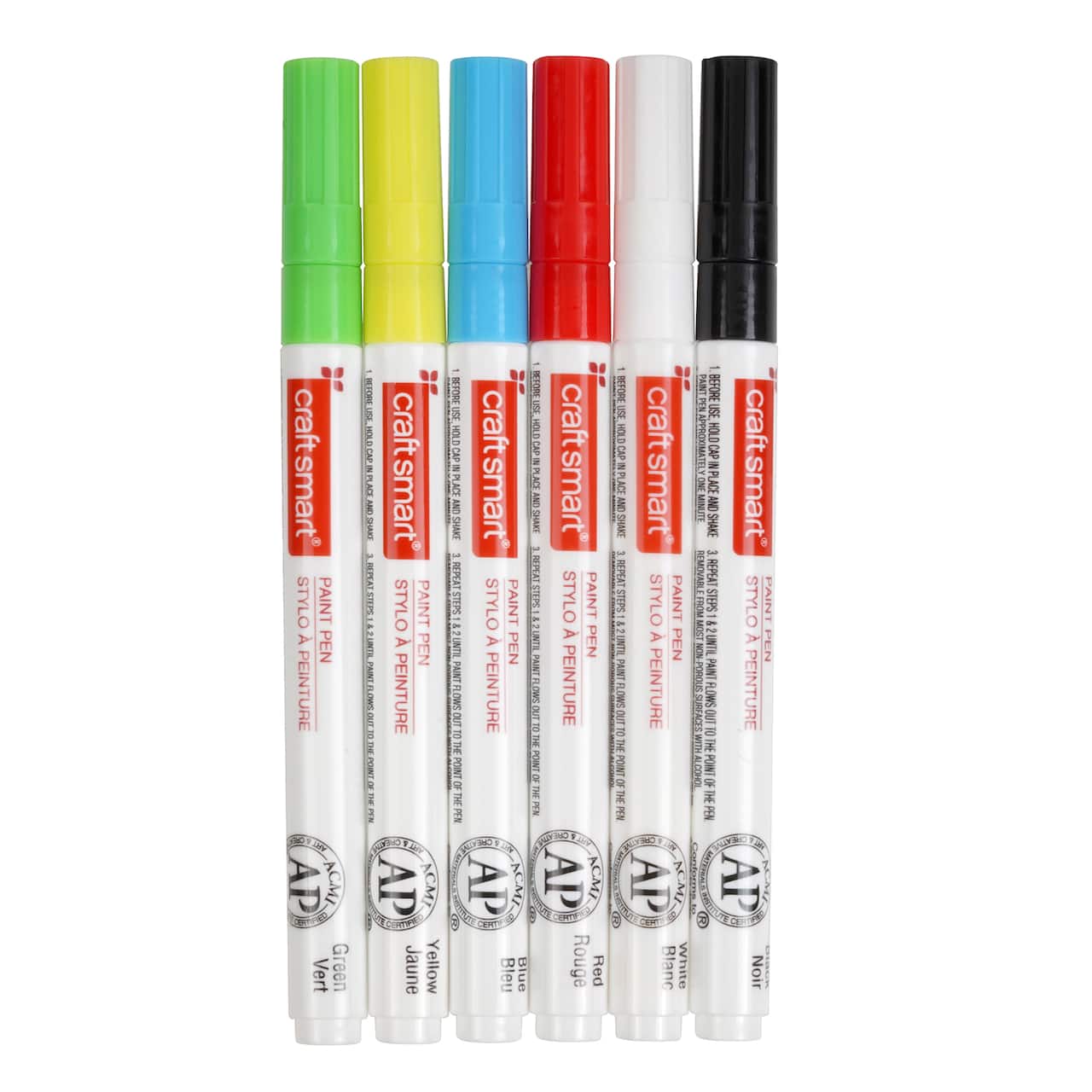 Basic Medium Line 6 Colour Paint Pen Set by Craft Smart®